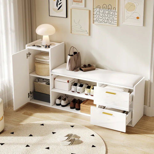 Banc Meuble Chaussures Blanc