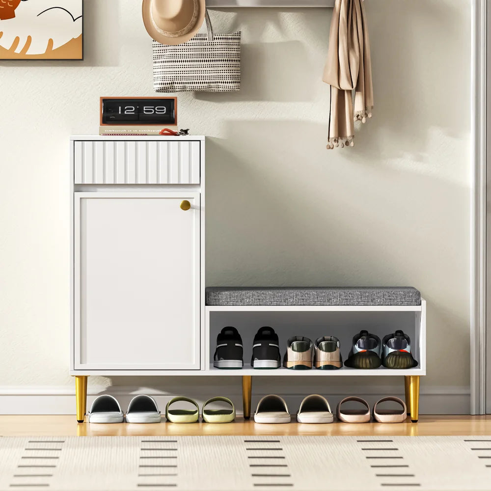 Meuble Chaussures Blanc 