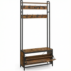 Meuble Chaussures + Penderie 9 Crochets